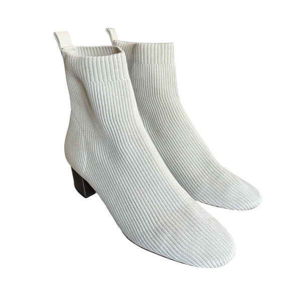 Everlane The Glove Boot Ribbed Knit in Bone Size 10 - Picture 9 of 12